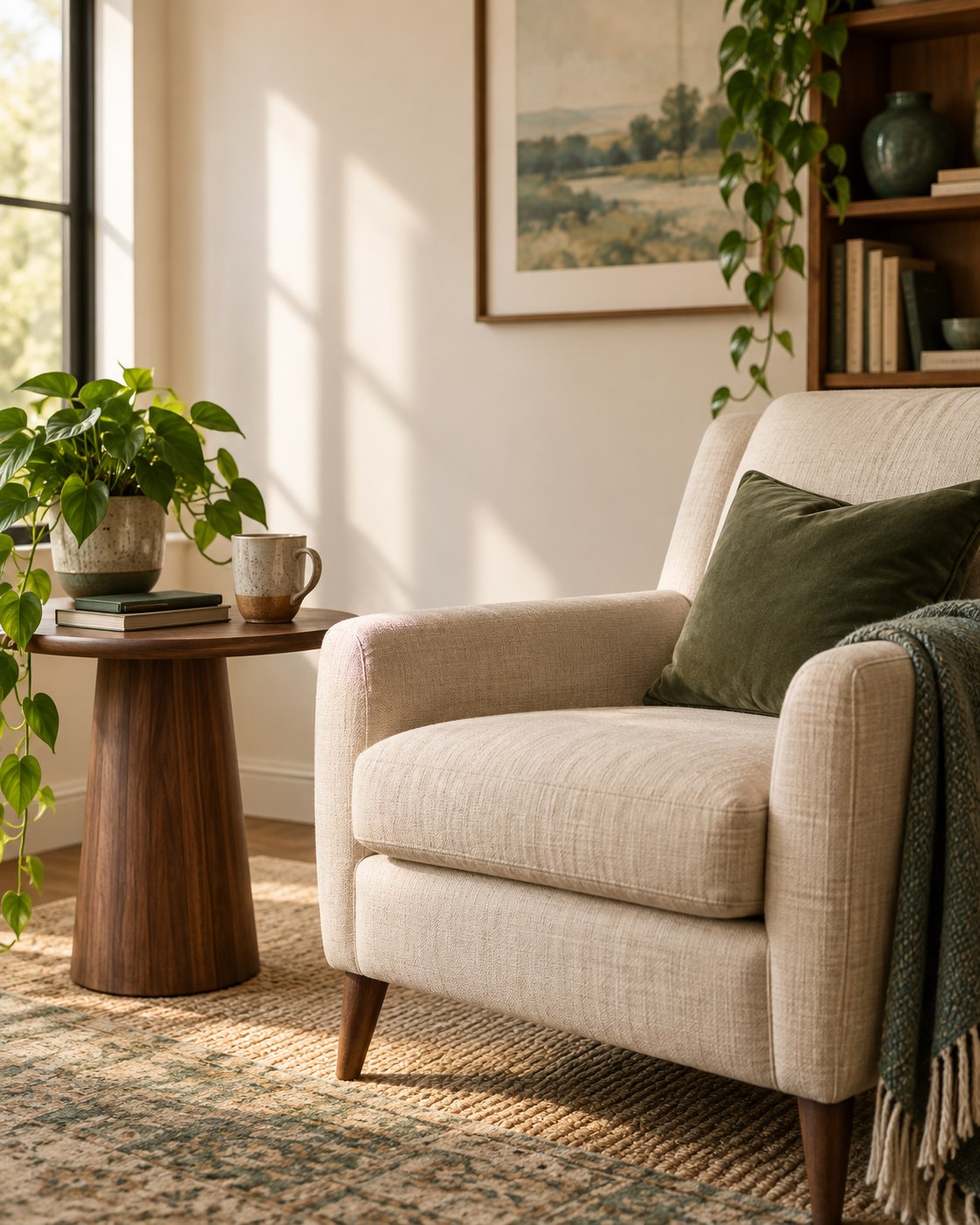 Calm counseling room